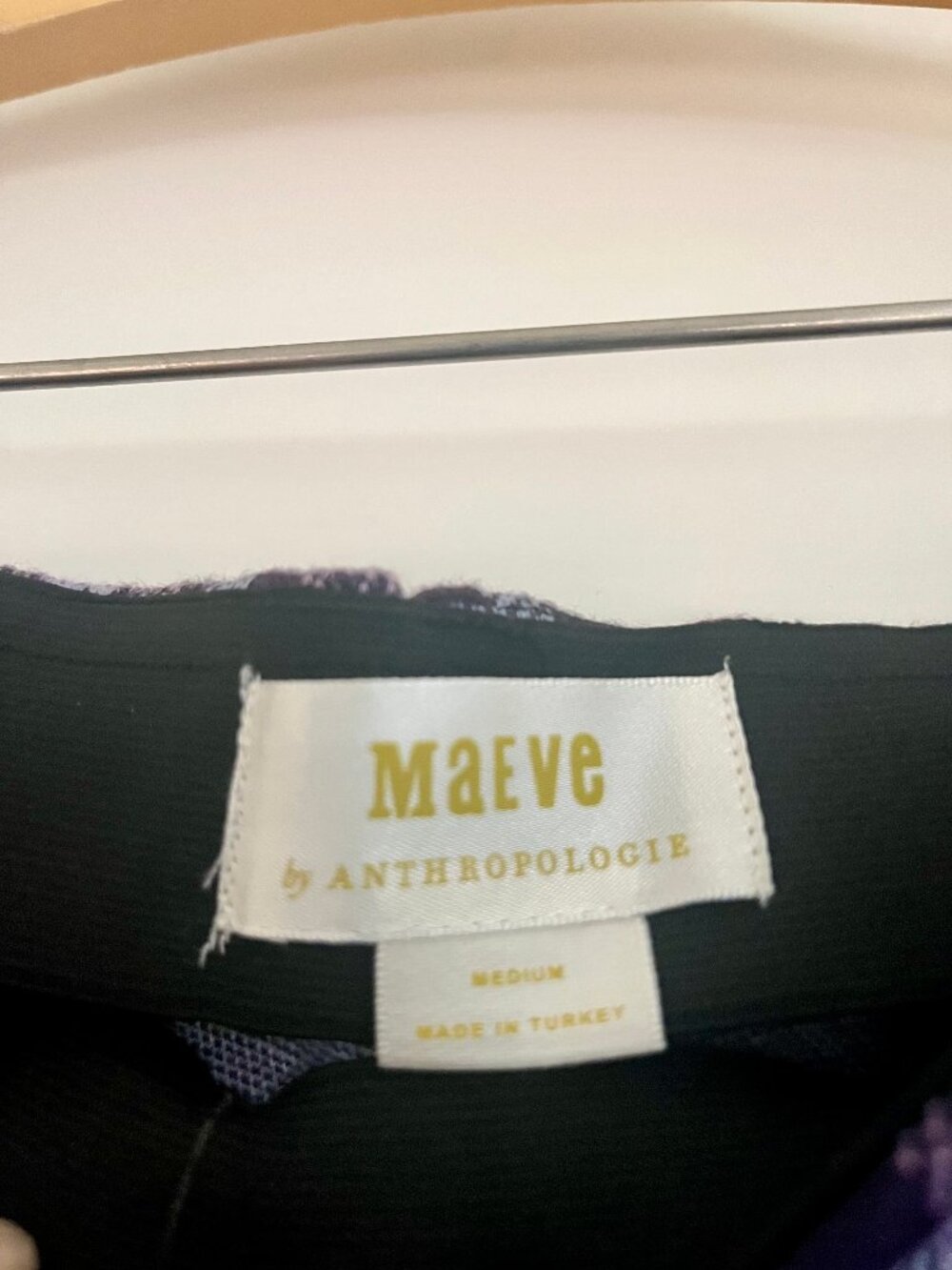 Anthropologie Maeve Purple Plaid Pant - NEW! - Picture 4 of 4